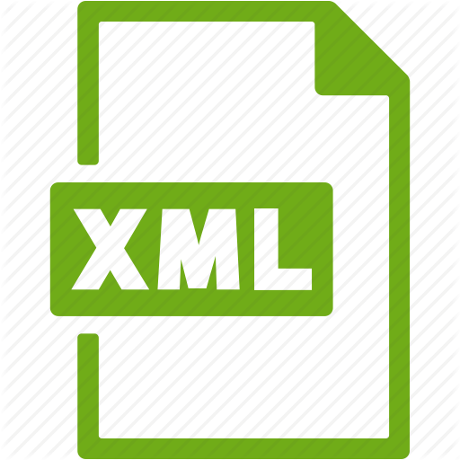 Document, Extension, File, Format, Xml Icon