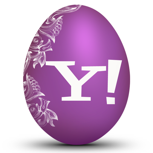Yahoo White Icon Egg Social Iconset Land Of Web