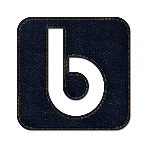Yahoo Buzz Square Icon Blue Jeans Social Media Iconset