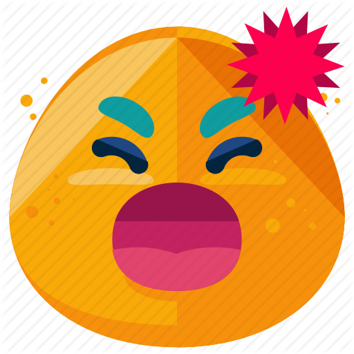 Angry, Emoji, Emoticon, Emotion, Shout, Smiley, Yell Icon