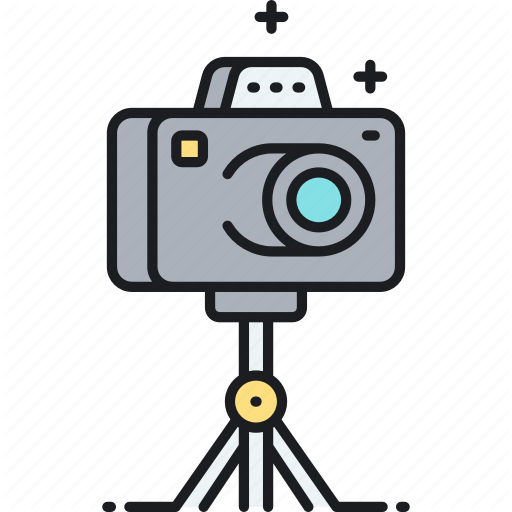 Camera, Photo, Photography, Tripod Icon