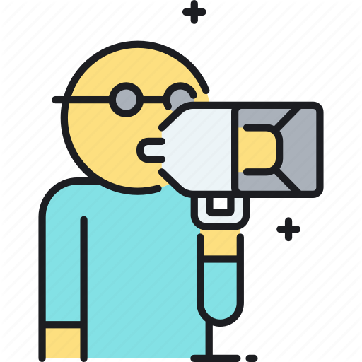 Director, Loudspeaker, Shout, Yell Icon