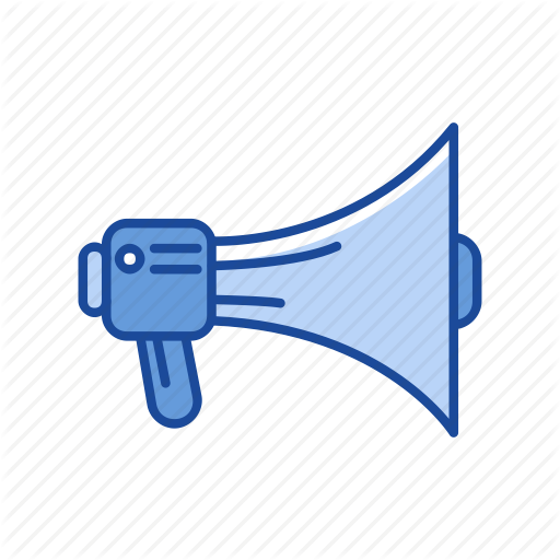 Loud Speaker, Megaphone, Speaker, Yell Icon