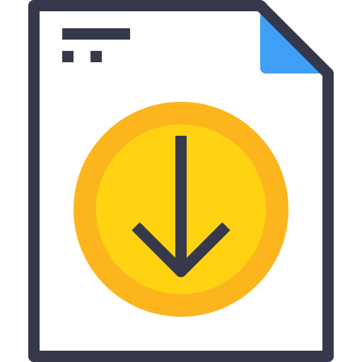Document, Arrow, Down, Download Icon Free Of And Document