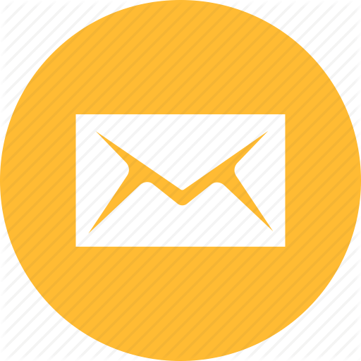 Circle, Email, Letter, Mail, Message, Messages, Yellow Icon