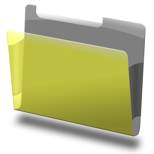 Labeled, Yellow, Folder Icon Free Of Bundle Icons