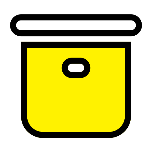 Yellow Minimalist Icon Pack, Vector Icons For Free Download