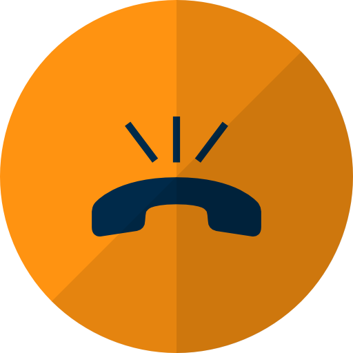 Yellow, Phone, Ringing Icon Free Of Hotel And Spa Icons