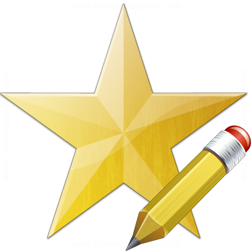 Iconexperience V Collection Star Yellow Edit Icon