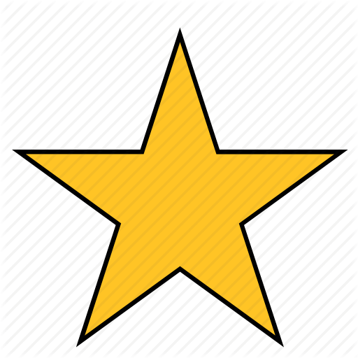 Shape, Star, Yellow Icon