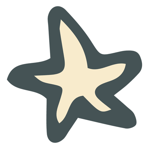 Yellow Star Hand Drawn Icon
