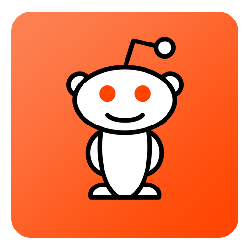 Reddit Icon Flat Gradient Social Iconset Limav