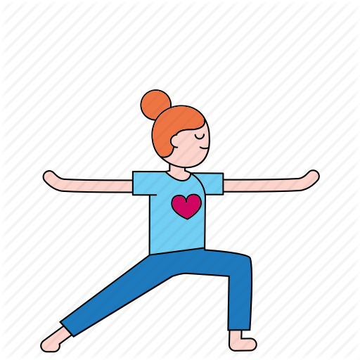 Healthy, Meditation, Yoga Icon