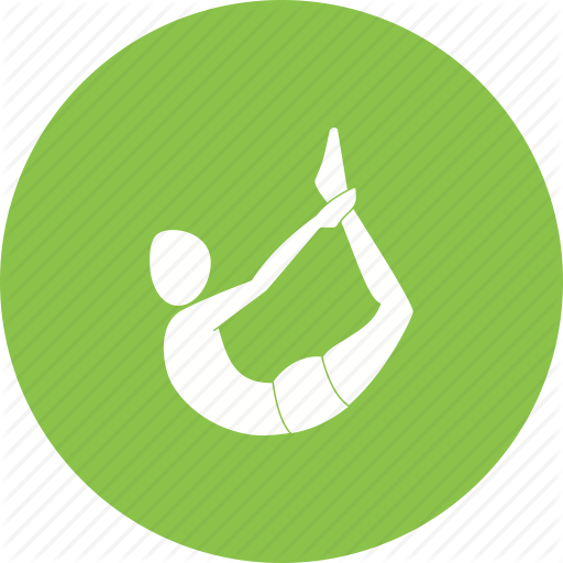 Bow, Exercise, Fitness, Healthy, Pose, Training, Yoga Icon