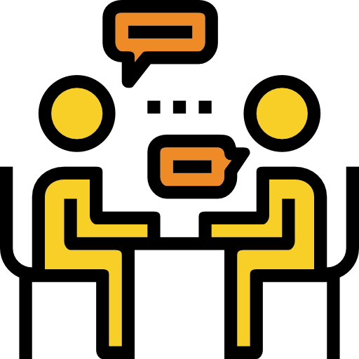 Vector Interview Flat Icon Transparent Png Clipart Free Download