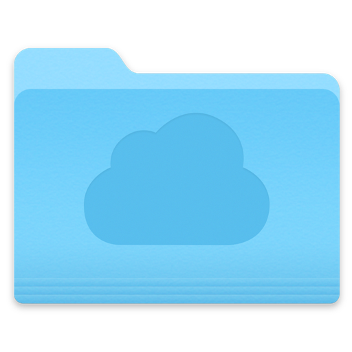 Yosemite Cloud Folder Icon