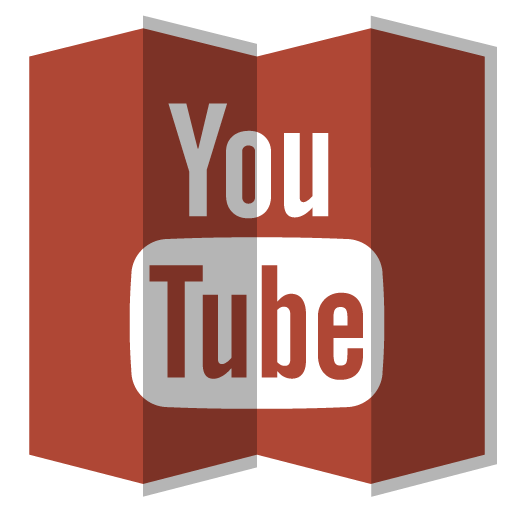 Youtube Icon Folded Social Media Iconset Designbolts