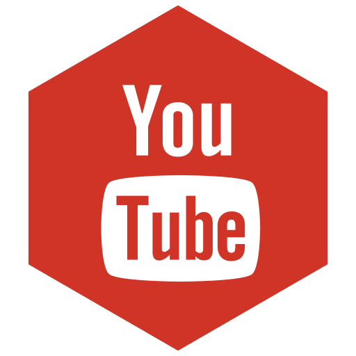 Youtube, Six, Color Icon