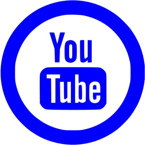Blue Youtube Icon