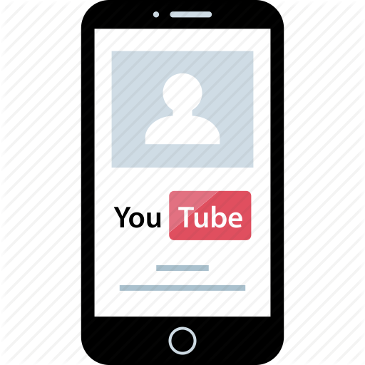 Mobile, Phone, Tube, Youtube Icon