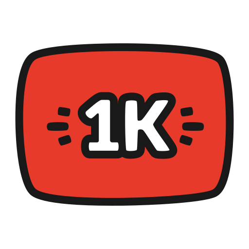 Youtube, Thousand, Views, Followers, Checkpoint Icon Free