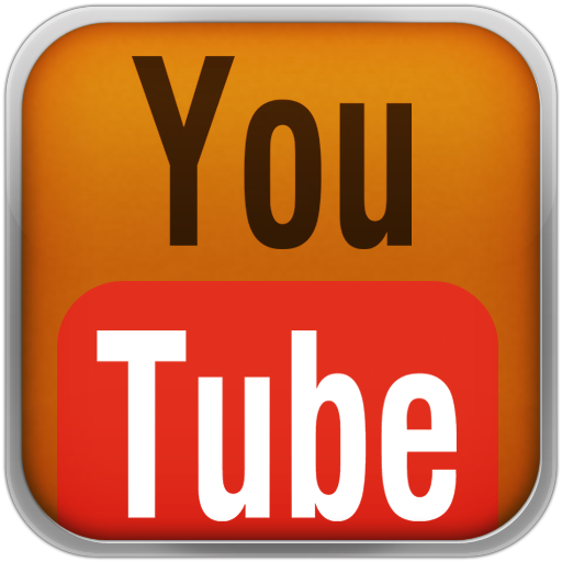Orange Youtube Red Icon