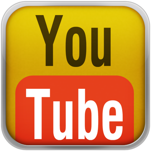 Yellow Youtube Red Icon