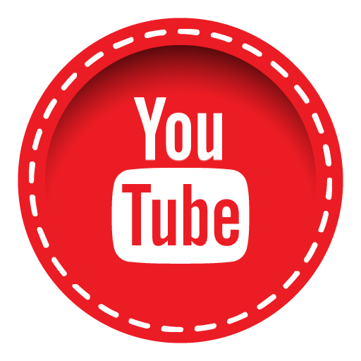 Youtube Icon Stitched Social Media Iconset Uiconstock