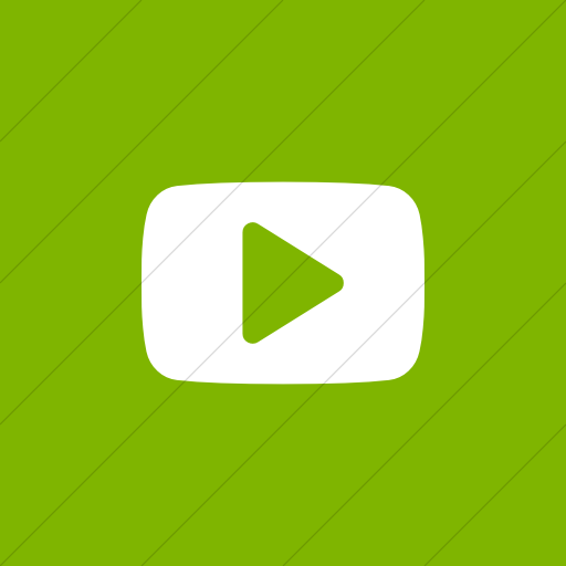 Flat Square White On Green Bootstrap Font Awesome