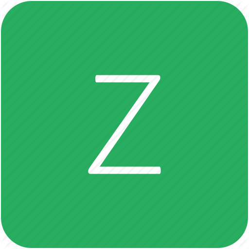 Green, Key, Keyboard, Letter, Z Icon