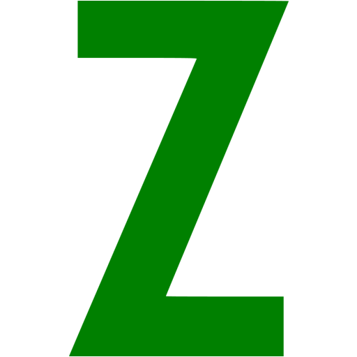 Green Letter Z Icon