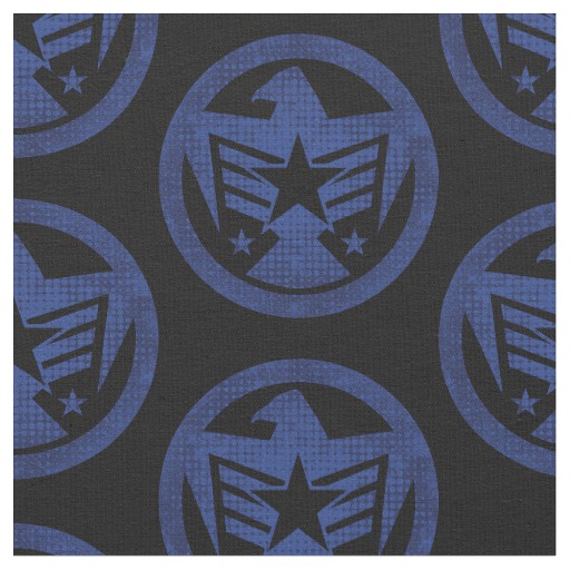 Marvel Rising Patriot Halftone Icon Fabric