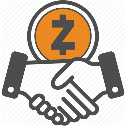 Contract, Crypto, Cryptocurrency, Deal, Hand, Zcash Icon