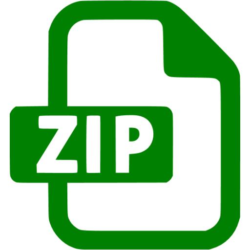 Green Zip Icon