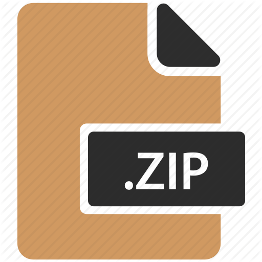 Extension, File, Format, Text, Zip Icon