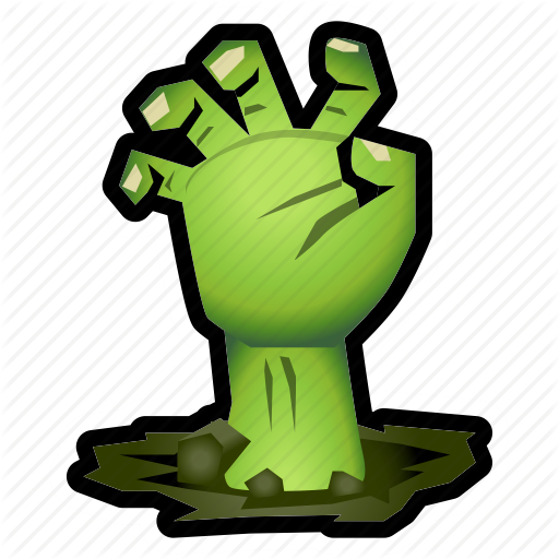 Evil, Halloween, Hand, Monster, Undead, Zombie Icon