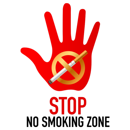 Stop No Smoking Zone Symbol Icon
