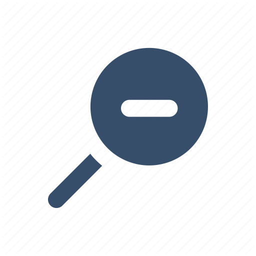 Manager, Minus, Search, Zoom Icon