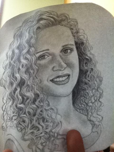 480x640 My 10 Year Old Sister Drew This Picture Of My Girlfriend. My Sis
