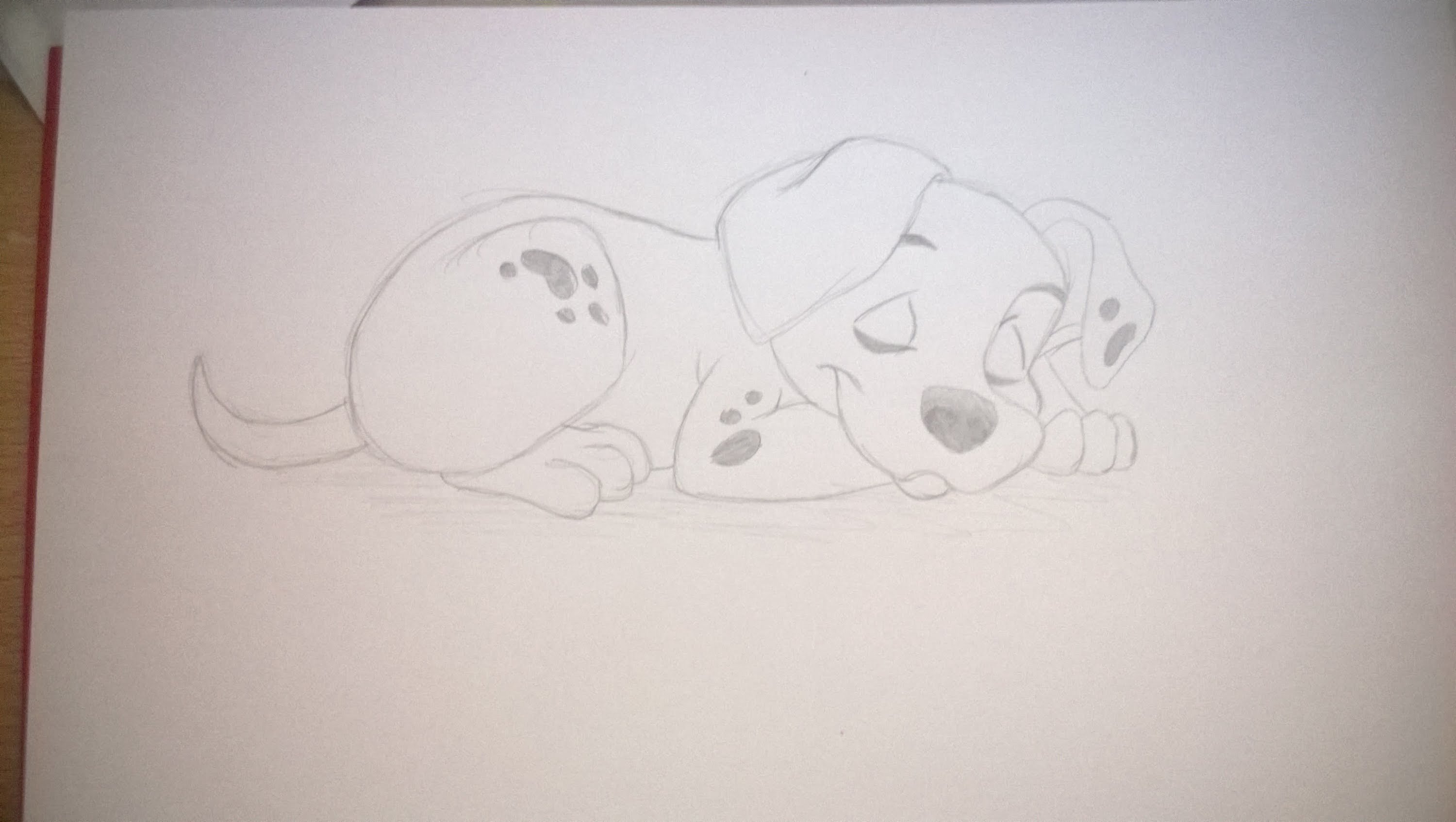 3000x1694 How To Draw A Dalmatian From 101 Dalmatians