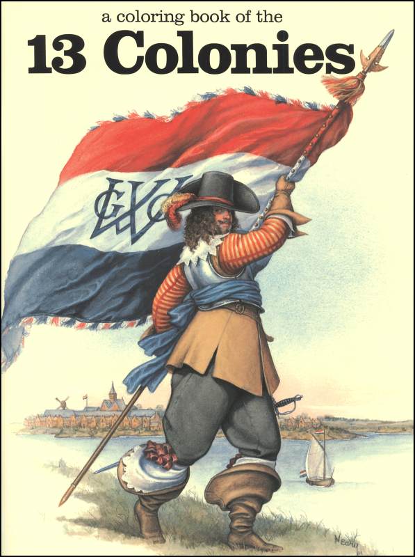 597x800 Coloring Book Of The 13 Colonies (020873) Details