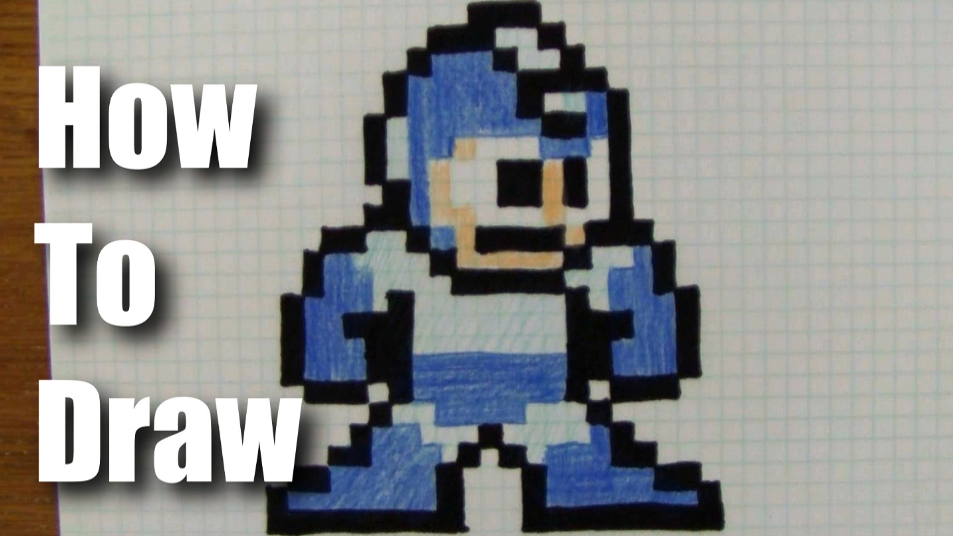 1920x1080 How To Draw 8 Bit Mega Man
