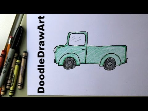 480x360 How To Draw A Truck! Easy Drawing Lesson For Kids! Art Tutorial