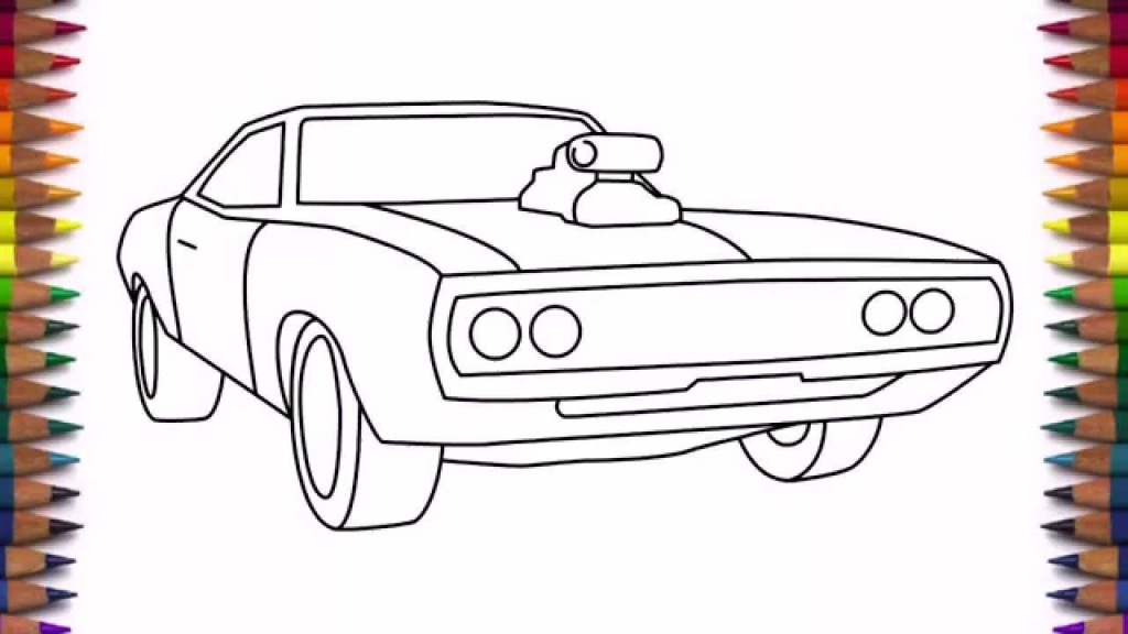 1970 Dodge Charger Drawing at GetDrawings | Free download