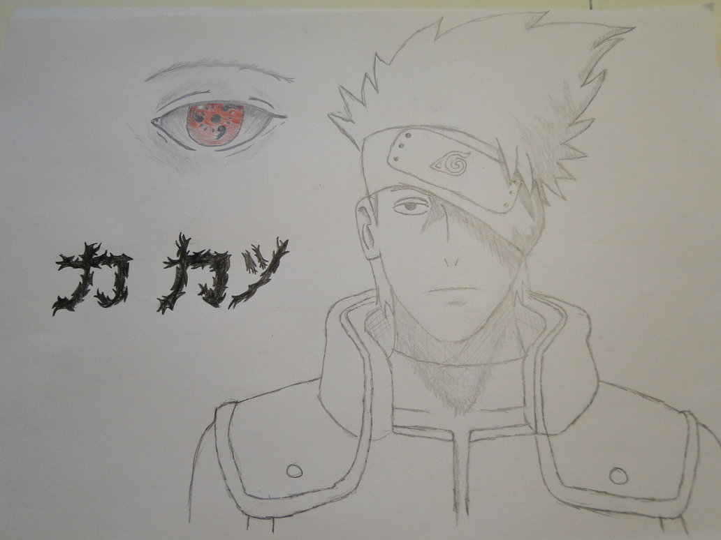 1032x774 Kakashi Hatake 1st Drawing By Takanashikun