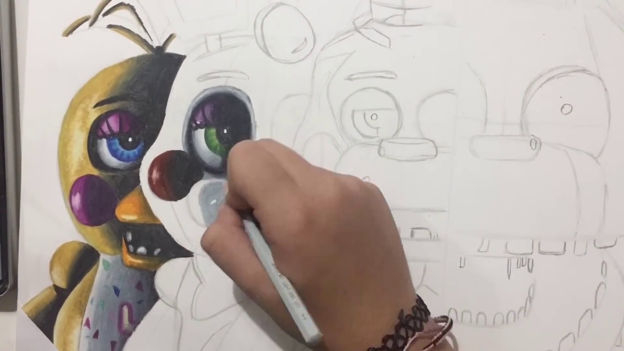 1280x720 Drawing Fnaf 2