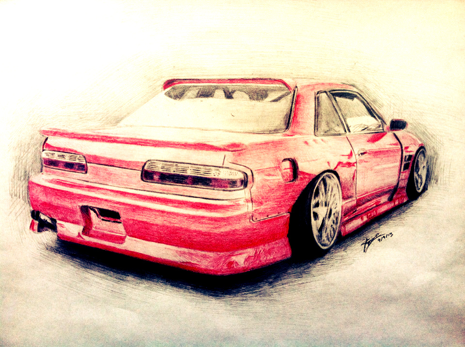 959x717 Stancedhellaflush Nissan S13 (Ps13) Drawing By Xinize