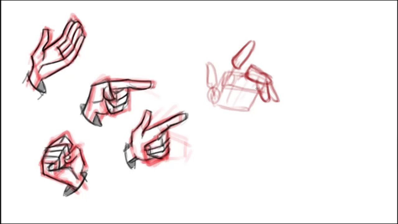 1280x720 Animation Drawings Step By Step How To Draw Hands Quick And Easy