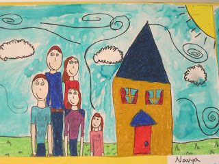 320x240 Lines, Dots, And Doodles Family Portraits, 2nd Grade