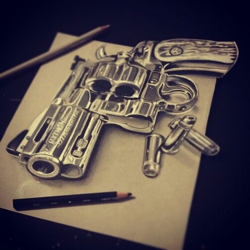 504x504 357 Magnum Drawing By Sarah Bliss Rasul Email For Info